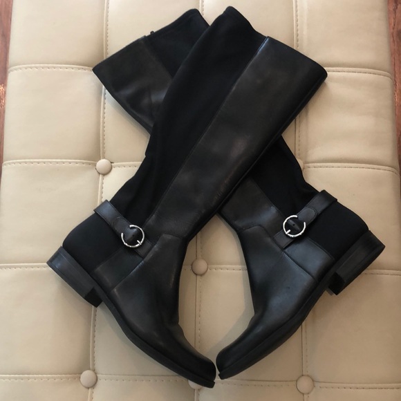 nine west tall leather boots